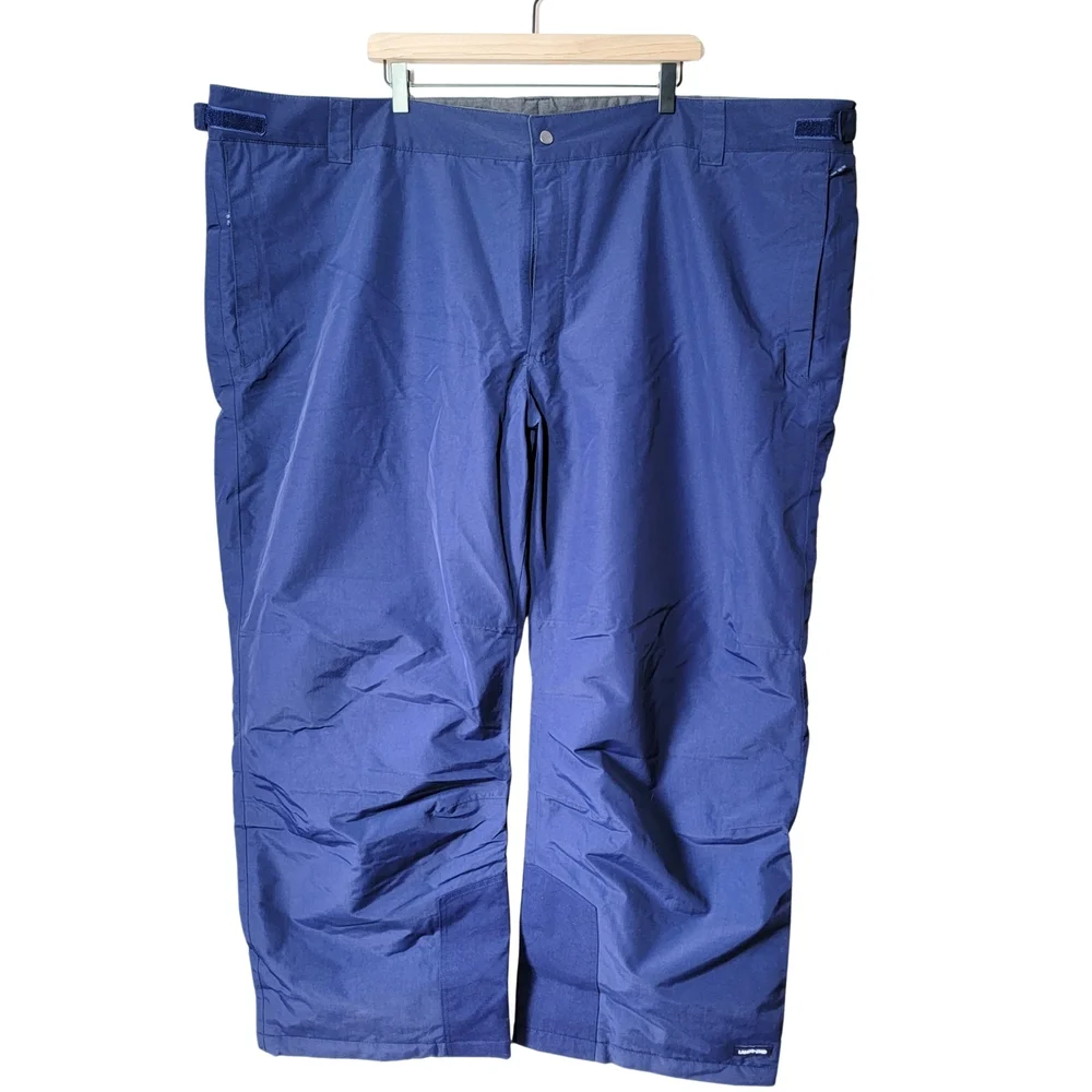 Lands End Men's Big Squall Waterproof Insulated Snow Pants Navy Size 4X* NWOT